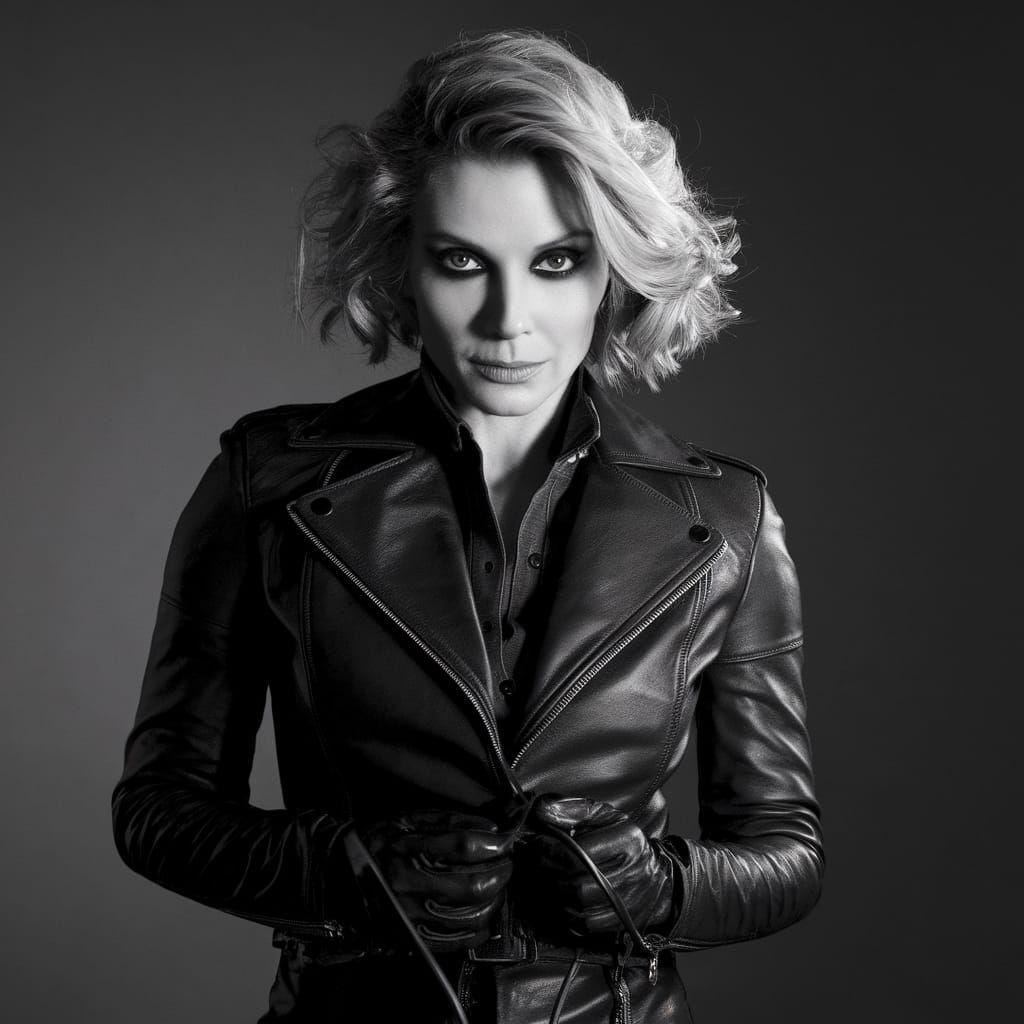 Michelle Pfeiffer as Catwoman in Film Noir Style