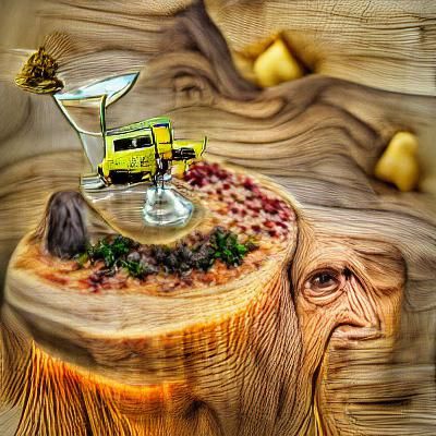 Surreal Hyperrealistic Photo Illustration of Pope Cheese