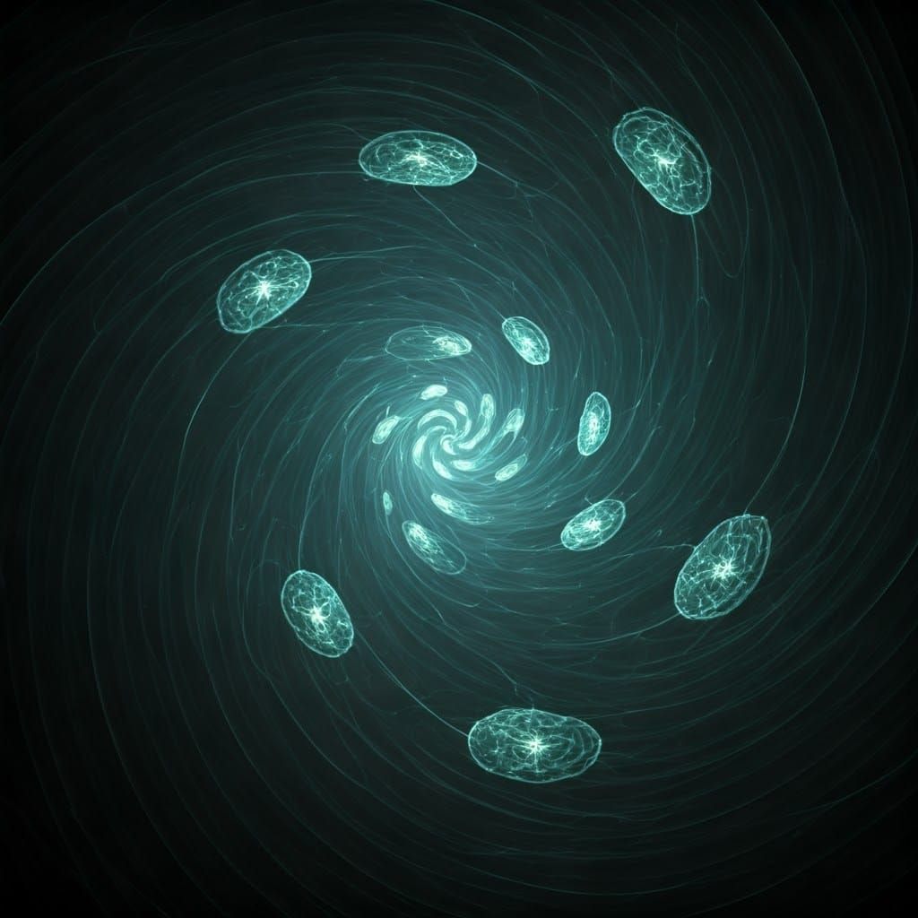 Ethereal Brains Converge in a Surreal Storm