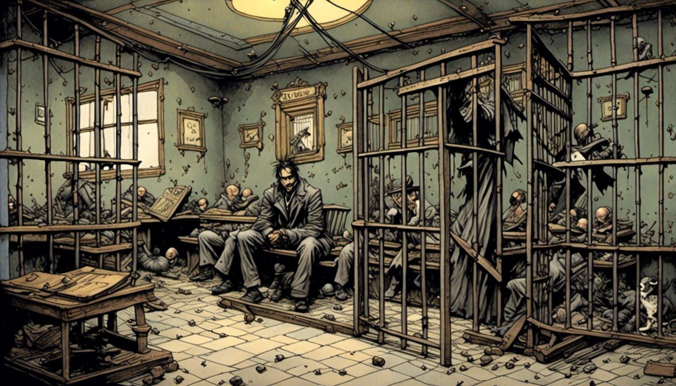 Depression Era Prisoner in Jailhouse Masterpiece