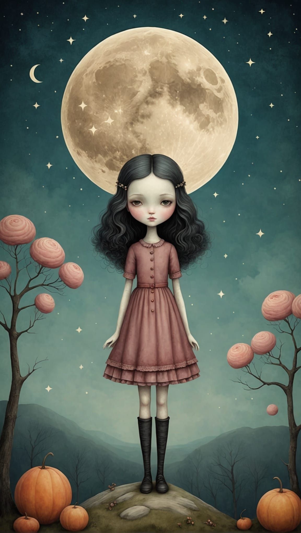 Moon in Marmalade Sky, Illustrative Style