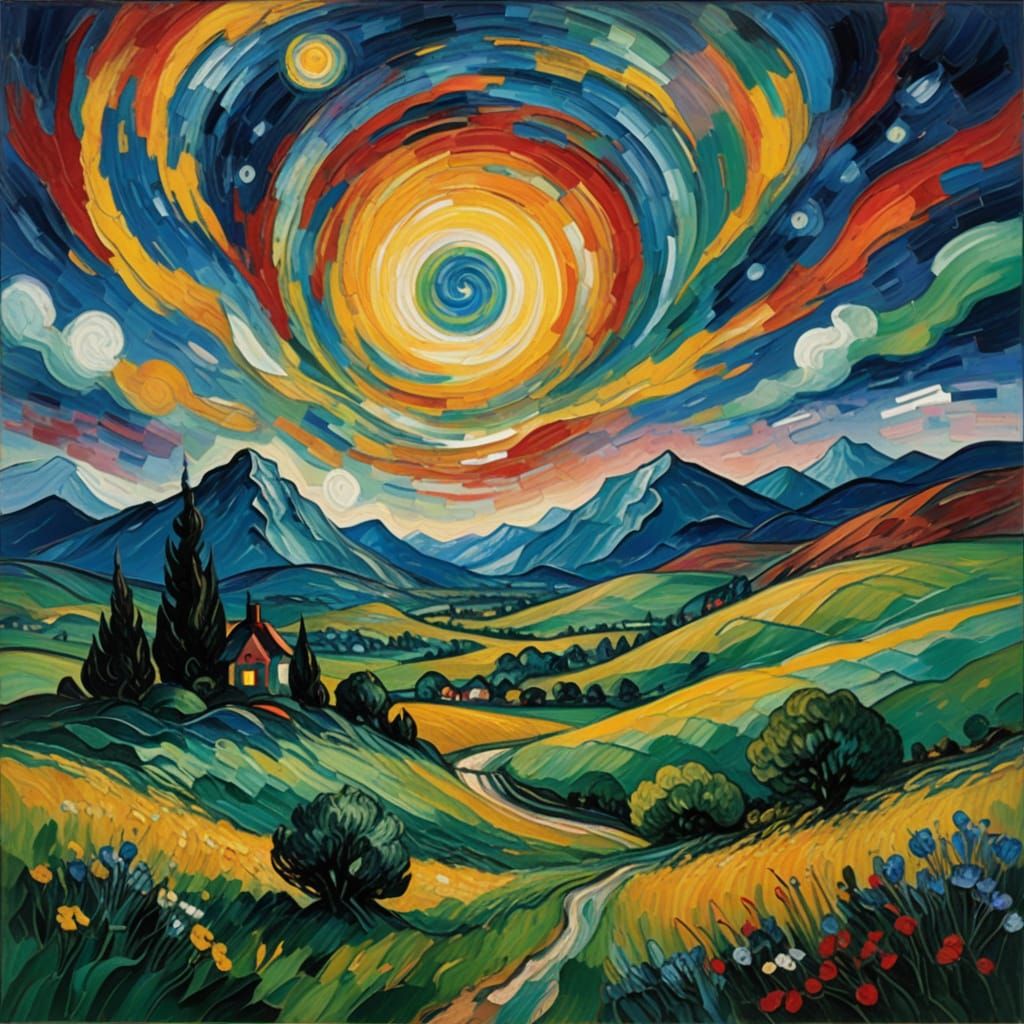 Ethereal Vortex Unleashes Turbulent Light