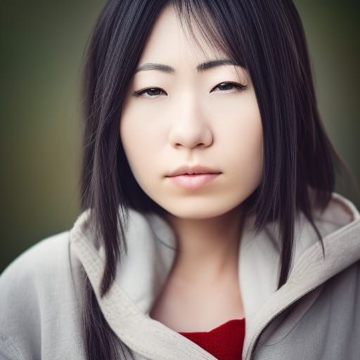 Stunning Portrait of Japanese Woman