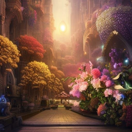 Dramatic Still Life: Clocks, Crystals, and Flowers