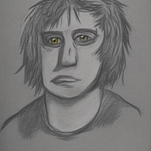 Tabby Cat on Rock in Dreamcore Style