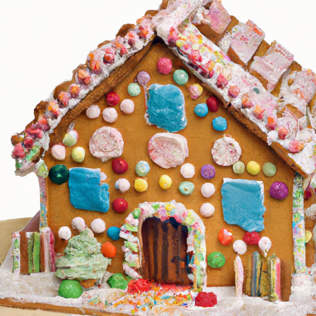 Festive Gingerbread House