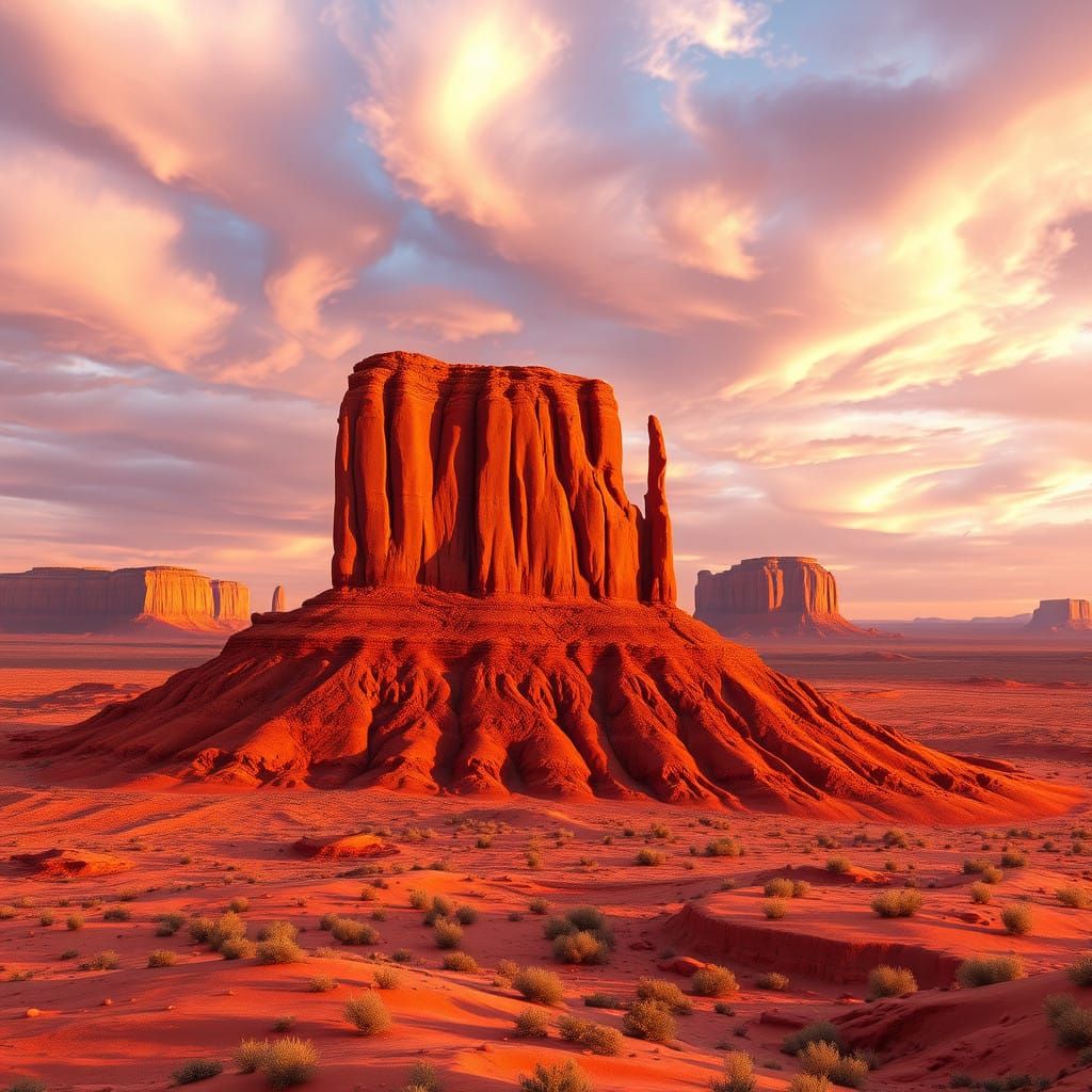 Epic Sunset in Monument Valley