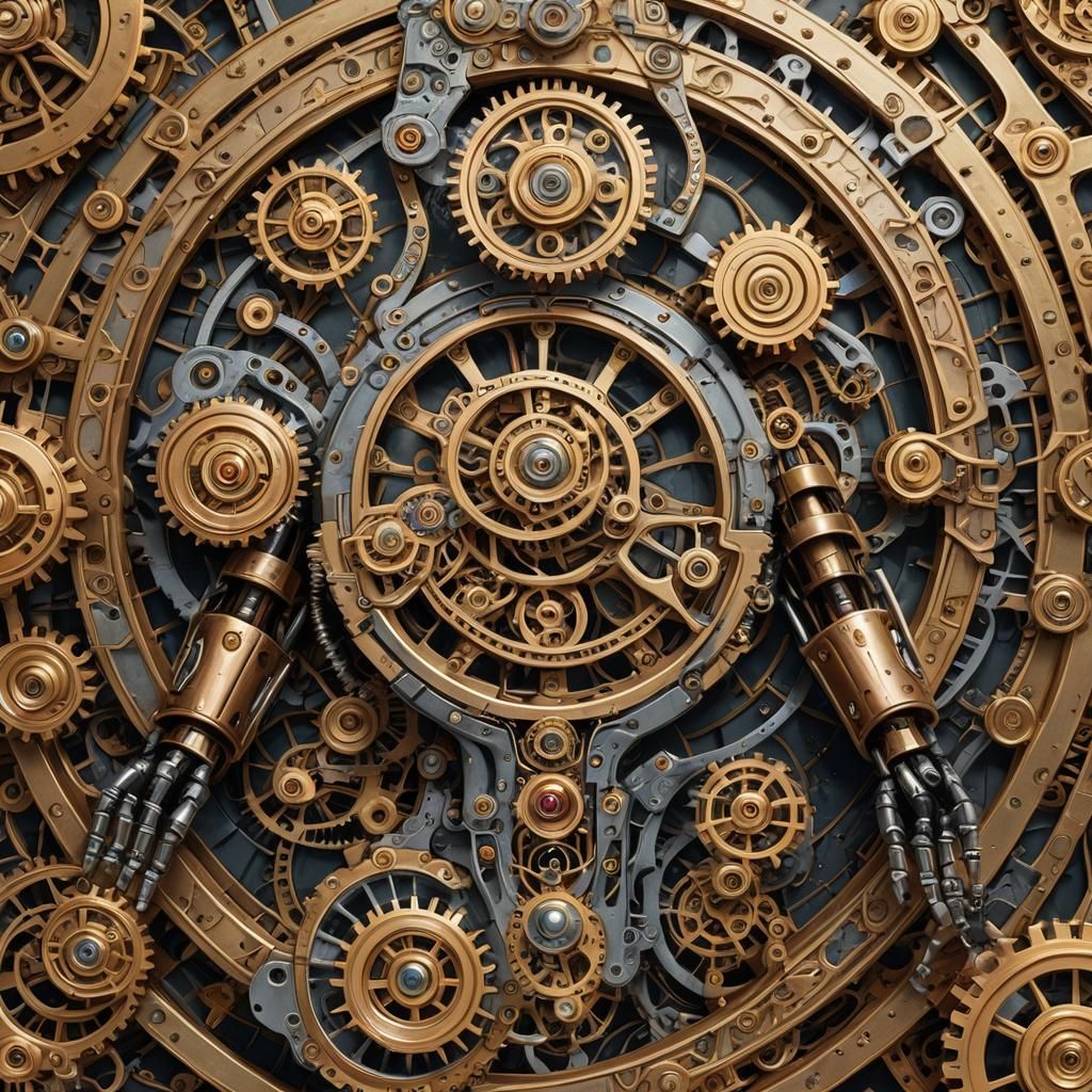 robot fantasy, ancient, hyperdetailed, brilliant lighting, i...