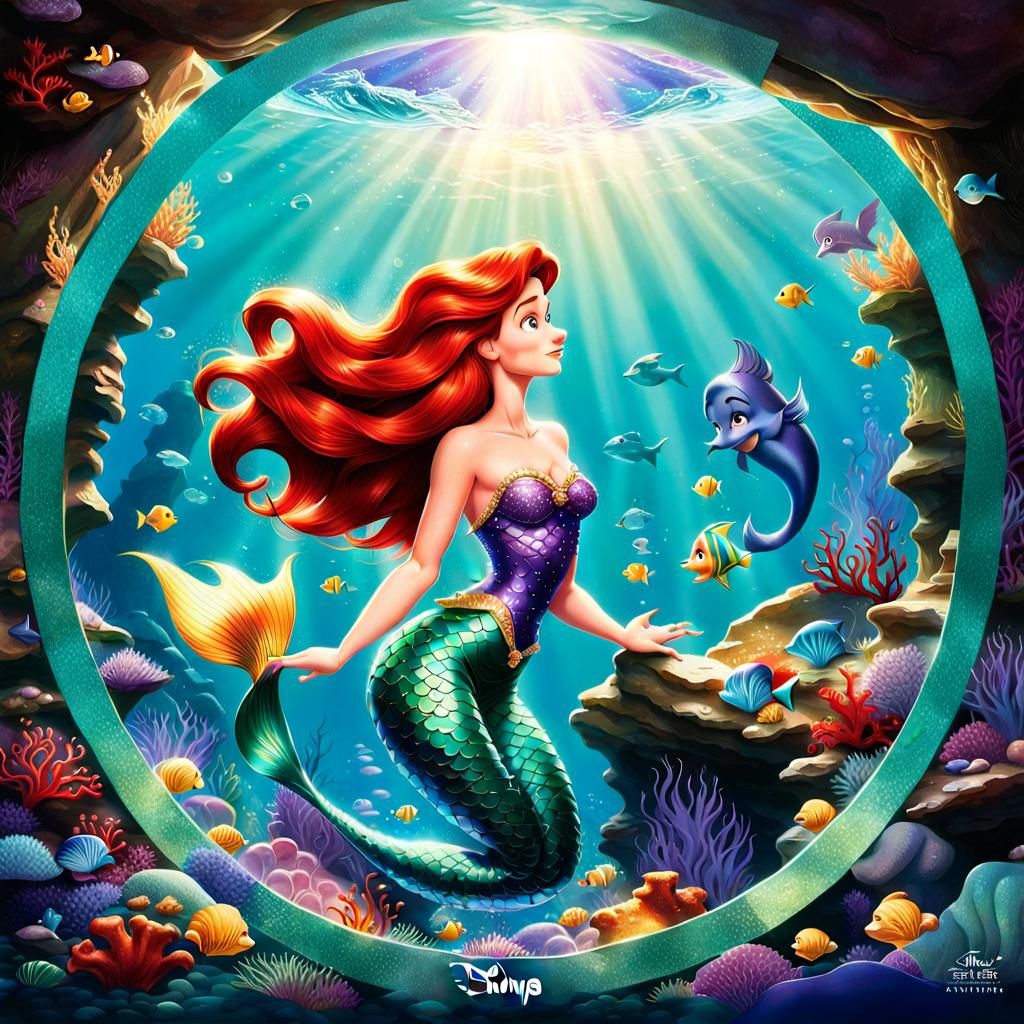 My Recreation of Princess Ariel Attempt From An Unpublished ...