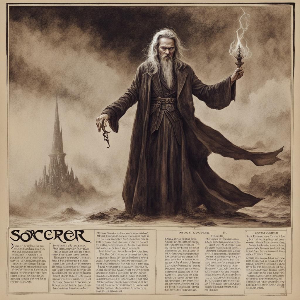 Mystical Sorcerer Portrait