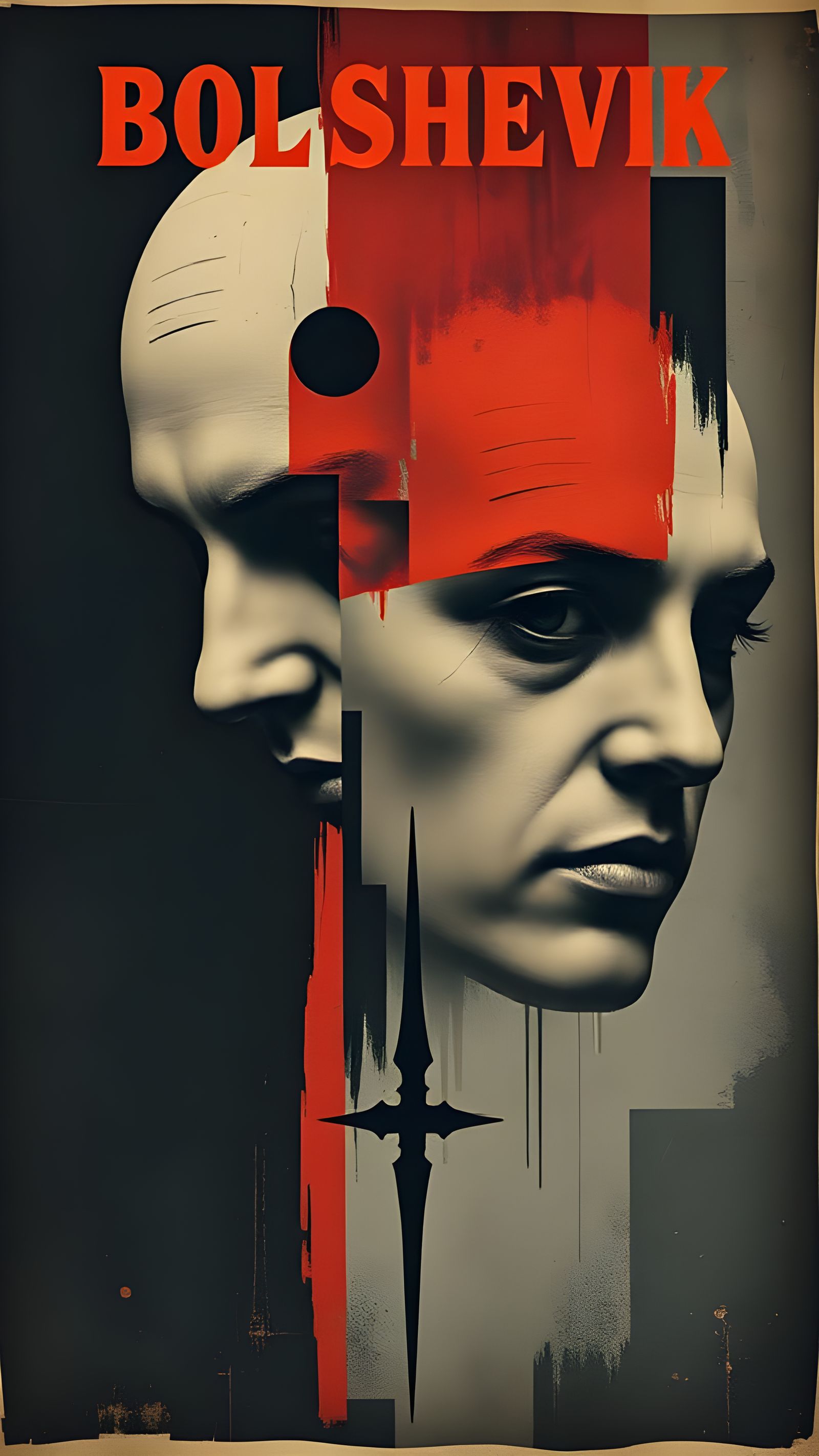 Distressed Collage 7 - Bolshevik