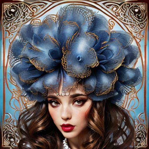 Klimt-Inspired Psychedelic Glamour in Vibrant Colors