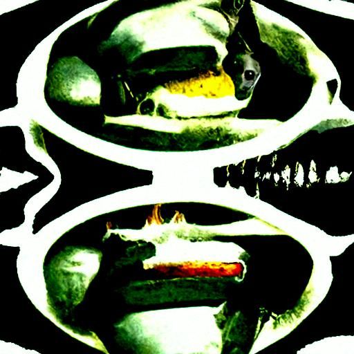 Vintage Movie Poster Featuring a Bone