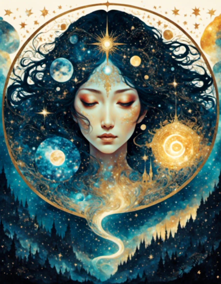 The Universe Reflected in Her Eye