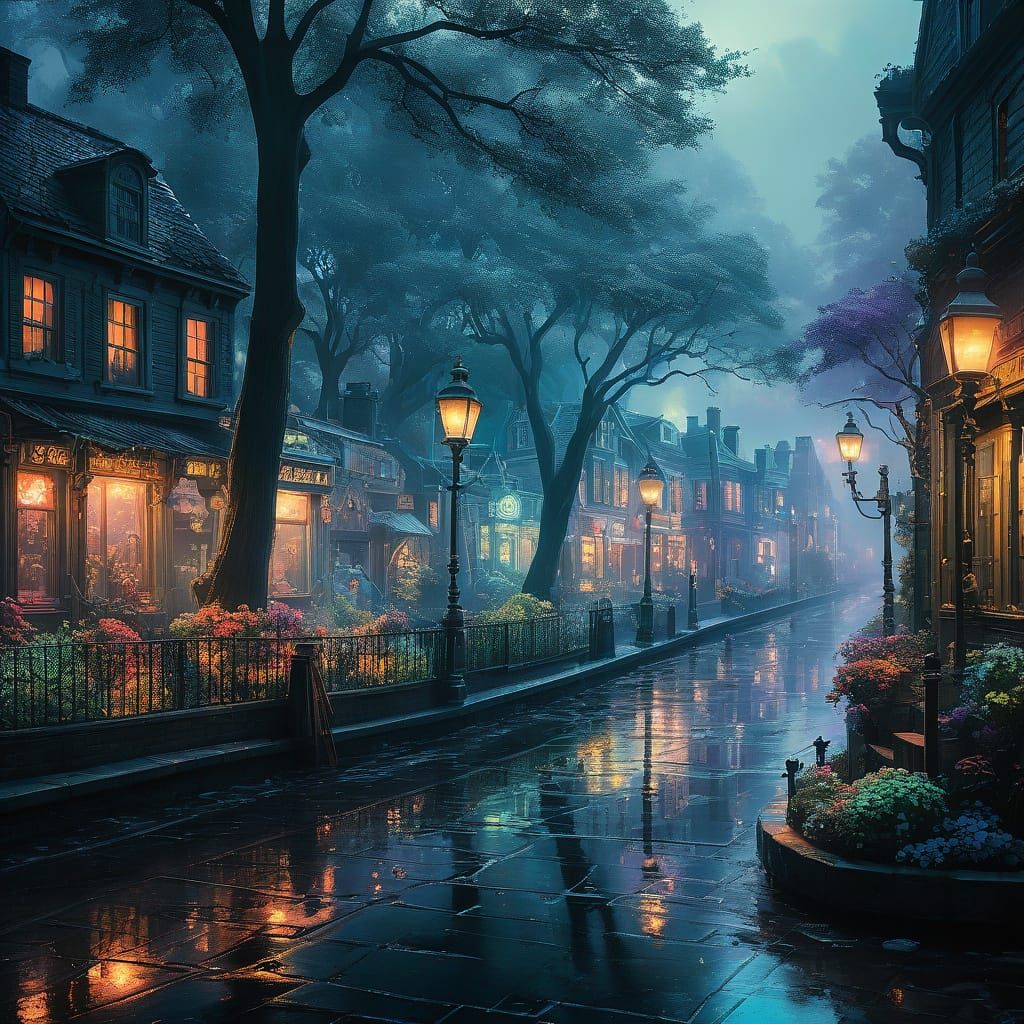 Imaginary Camera Capturing a Surreal Moment in Neon Colors