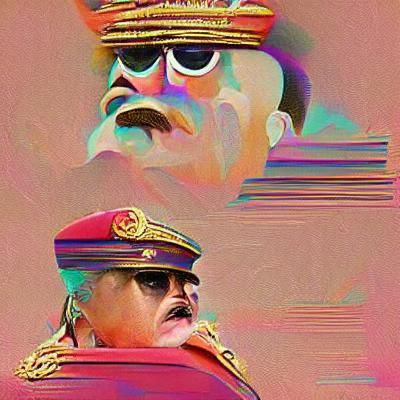 Authoritarian Leader Portrait