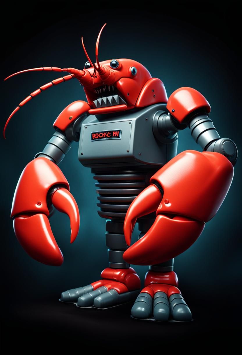 Robotic Lobster Boxing Match in 4K