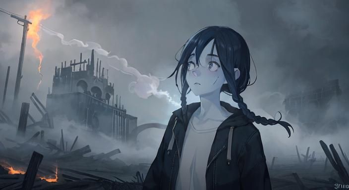 Freckled Girl in Fog by Stephen Gammell