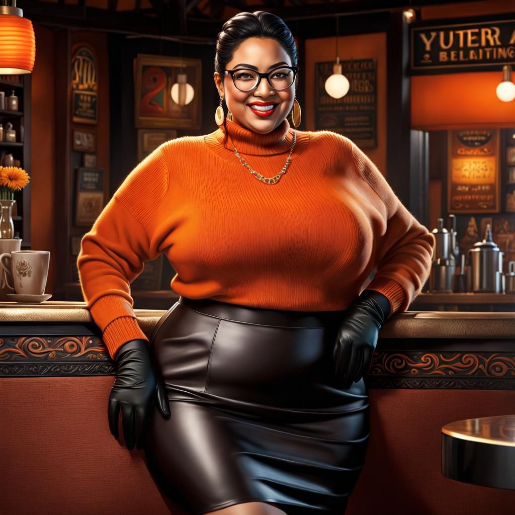 Hyperrealistic Portrait of Egyptian Woman with Confident Smi...