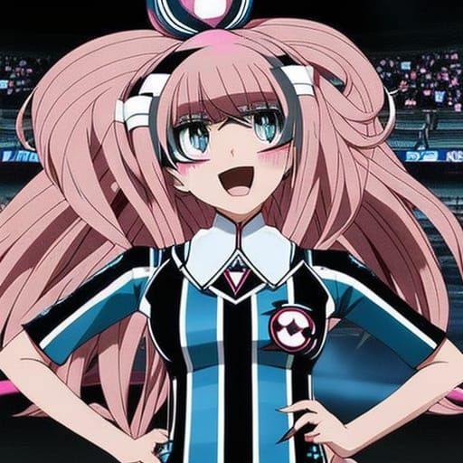 Junko Enoshima as a Grêmio Fan Art