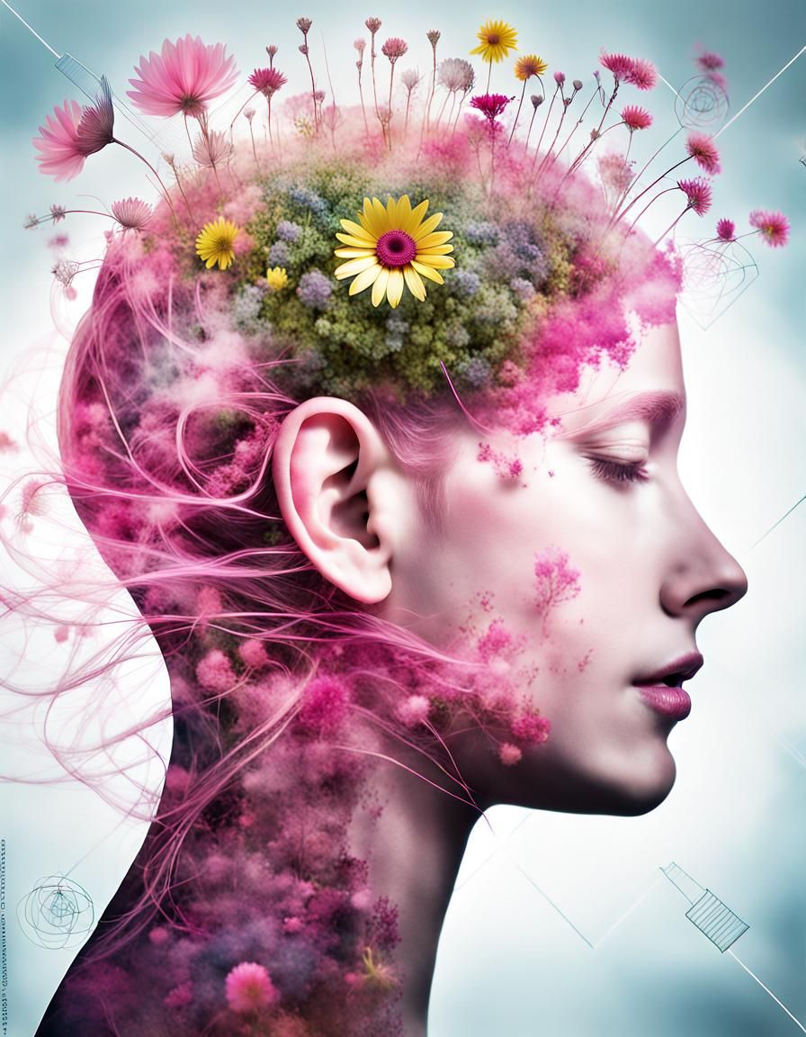 Wildflower Princess: Abstract Surrealcore Brain Flow