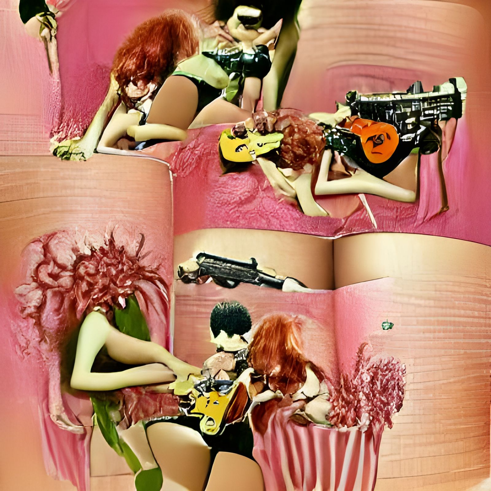 Bikini Models with Machine Guns