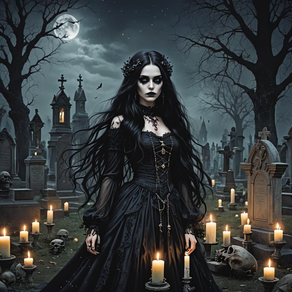 Gothic cemetery