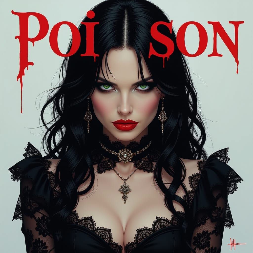 Cruel Femme Fatale Embodies Poisonous Romance