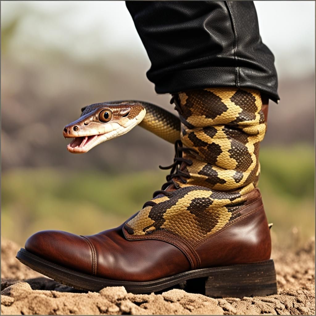 There's a Snake in my Boot!!!
