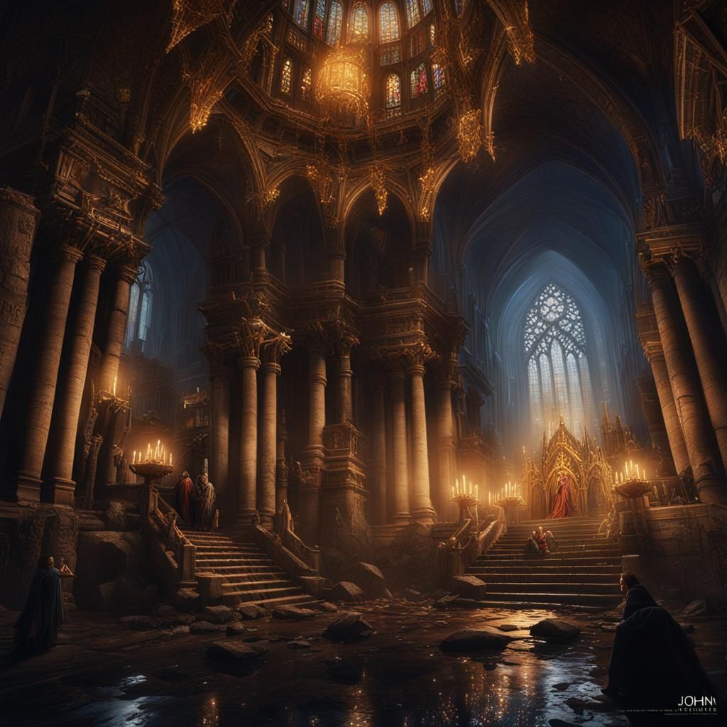 Light Shines in the Darkness: Fantasy Concept Art