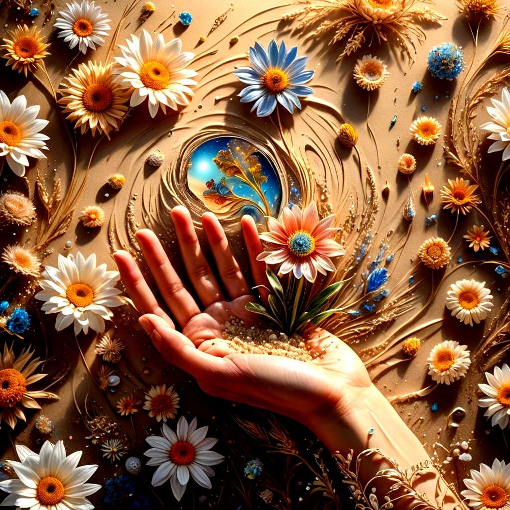 Infinity in a Grain of Sand: AI Art