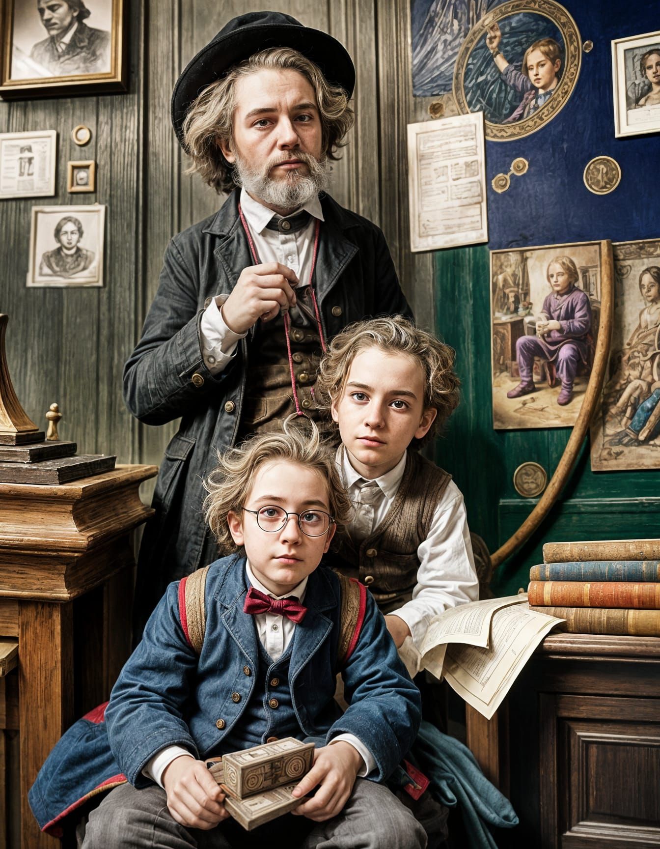 A Child's Playful Struggle with a Uncooperative Toy in Tetra...