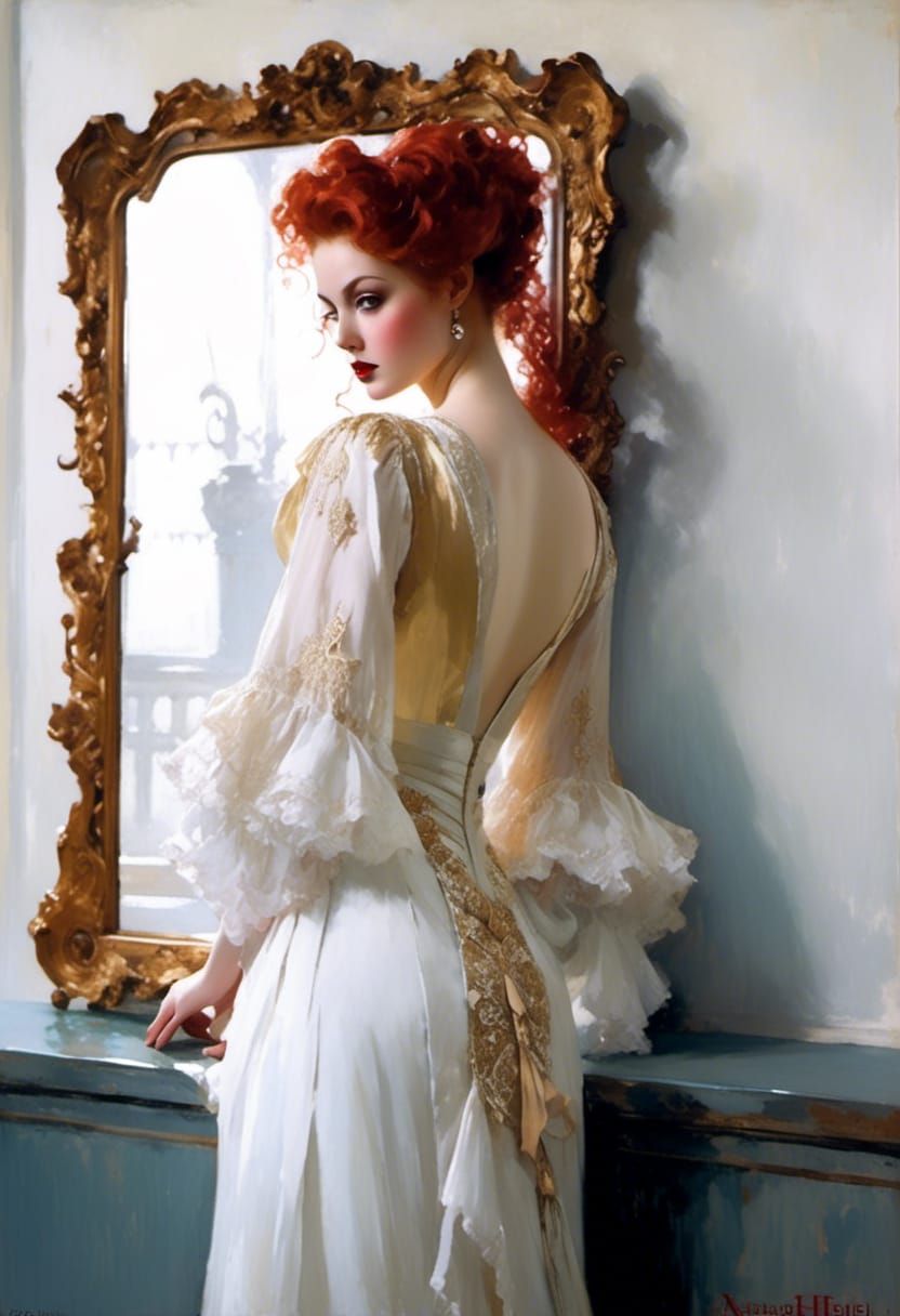 Victorian Vampire Mina Harker in Cucuel Style