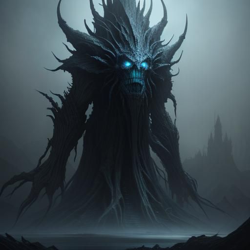 Mirelord: Eldritch Horror in Dark Fantasy Concept Art