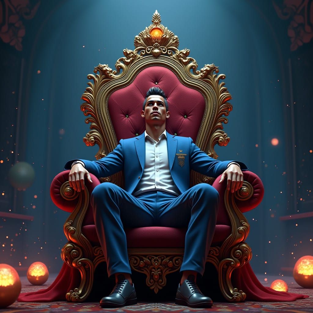 Cristiano Ronaldo in Regal Fantasy Portrait