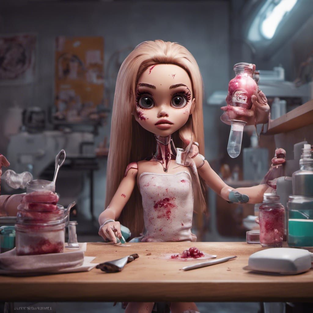 Scary Bratz Doll Surgery in High Definition