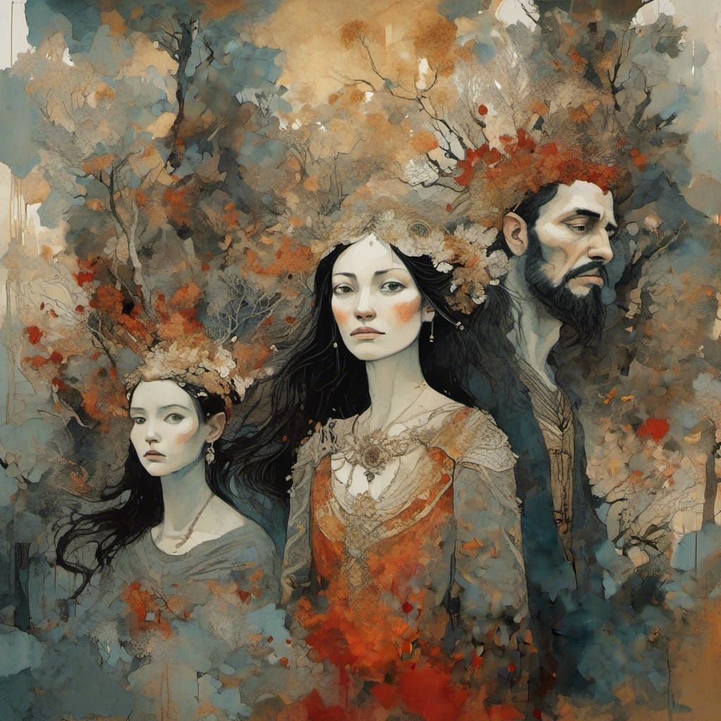 Dramatic Digital Matte Painting of an Epic Scene