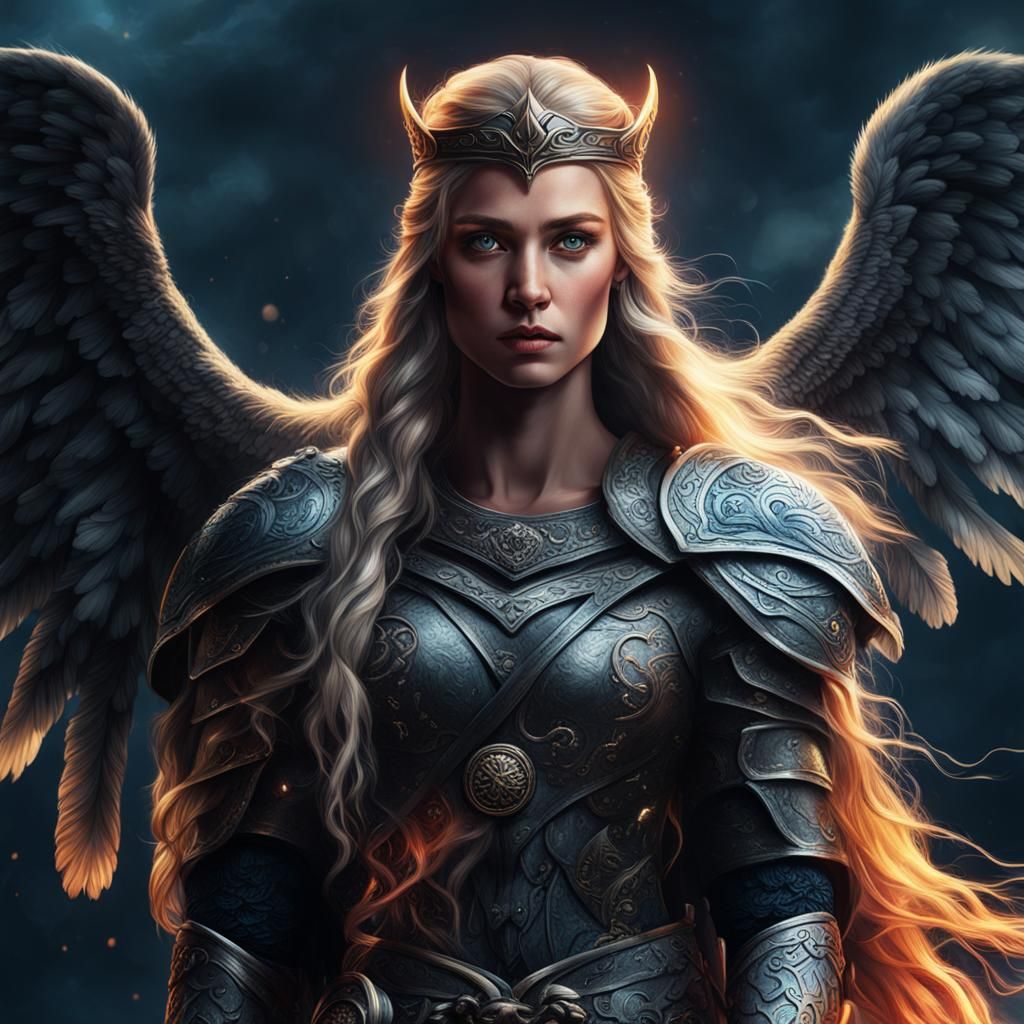 Brynhldr Valkyrie in Dark Norse Fantasy