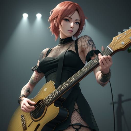 Lilith Vane: Elegant Anime Goddess with Vibrant Colors