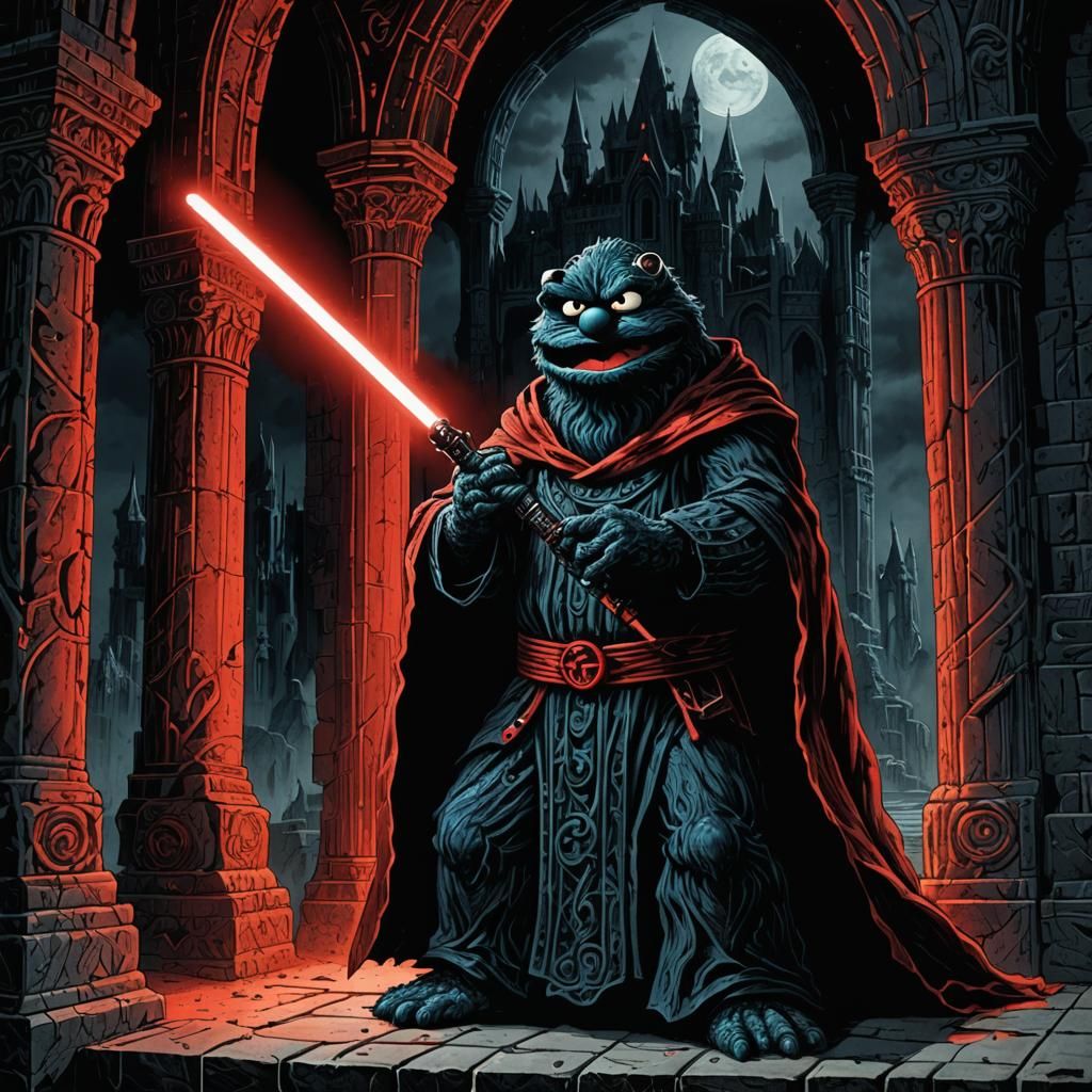 Cookie Monster Sith, lord