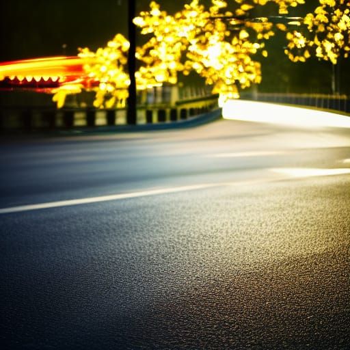 Accident Scene: Professional Photography with Bokeh