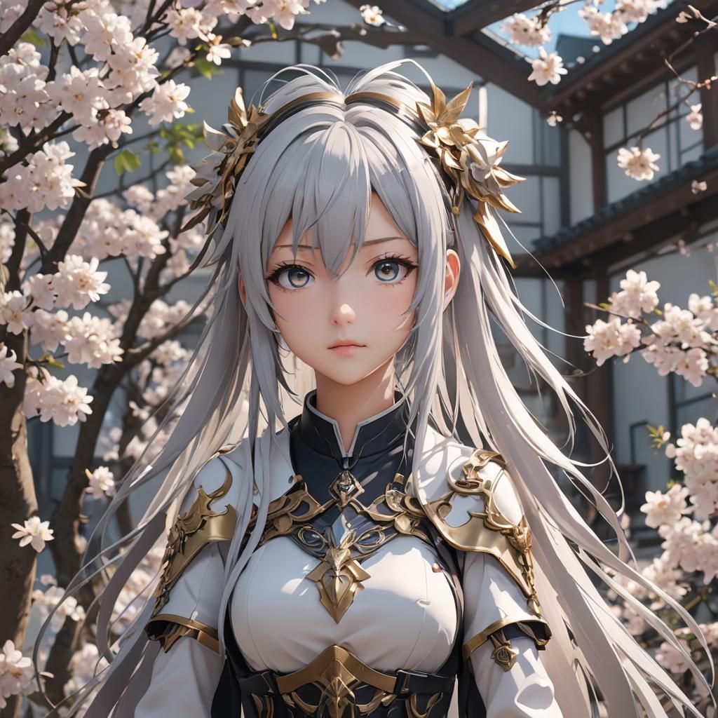 Anime Style 3D Art Inspired by WLOP