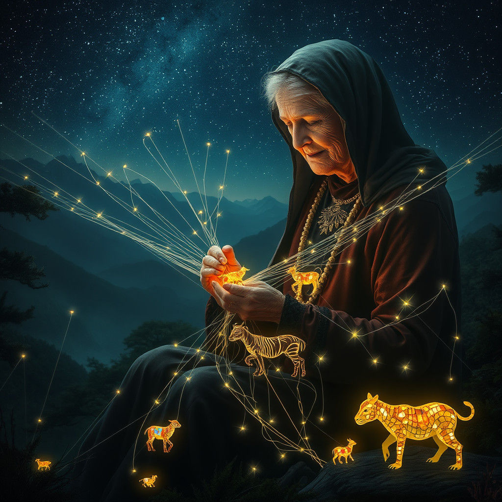 Mystical Light Weaver Creates Ethereal Animals