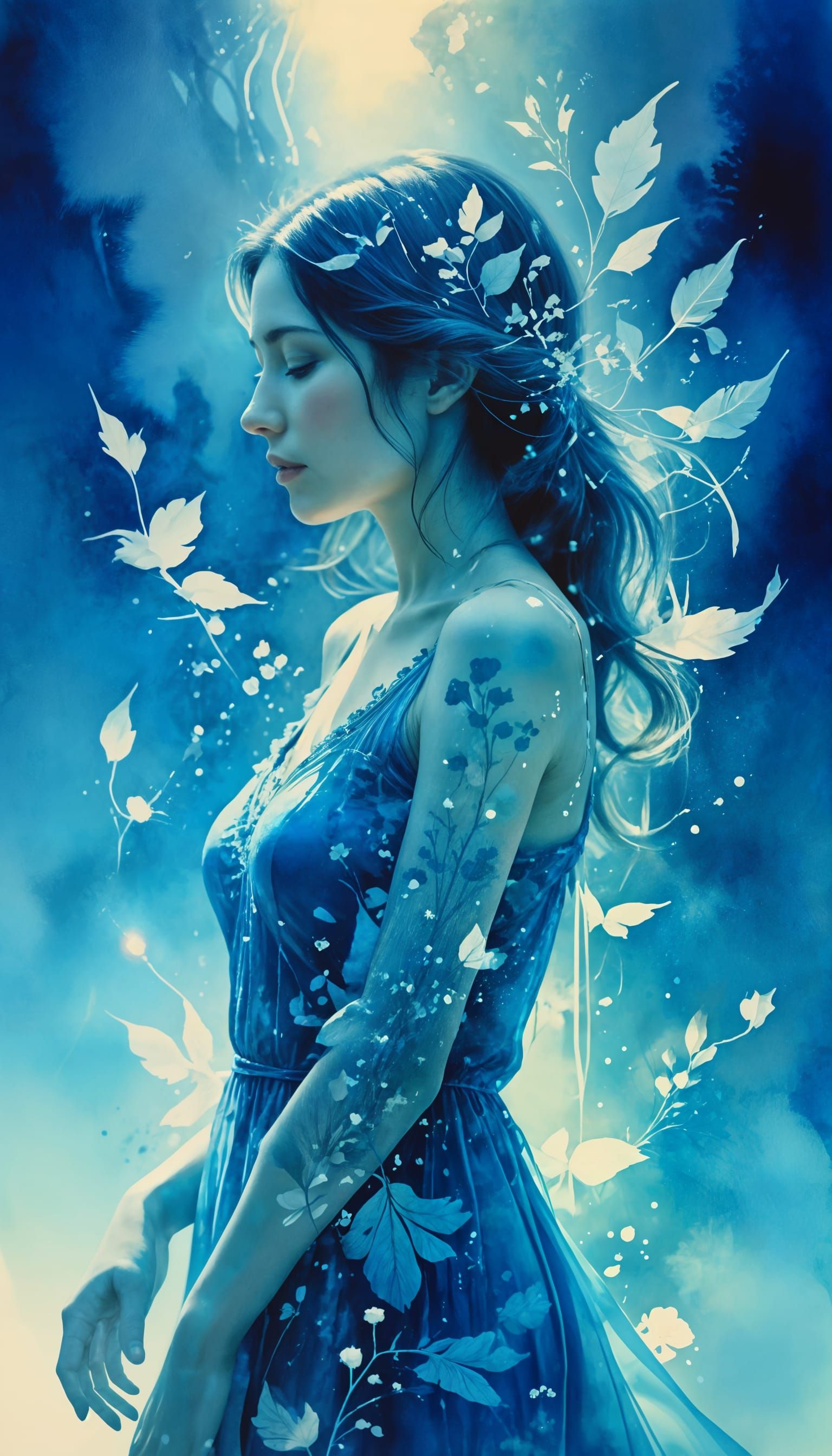 Surreal Watercolor Dreamscape