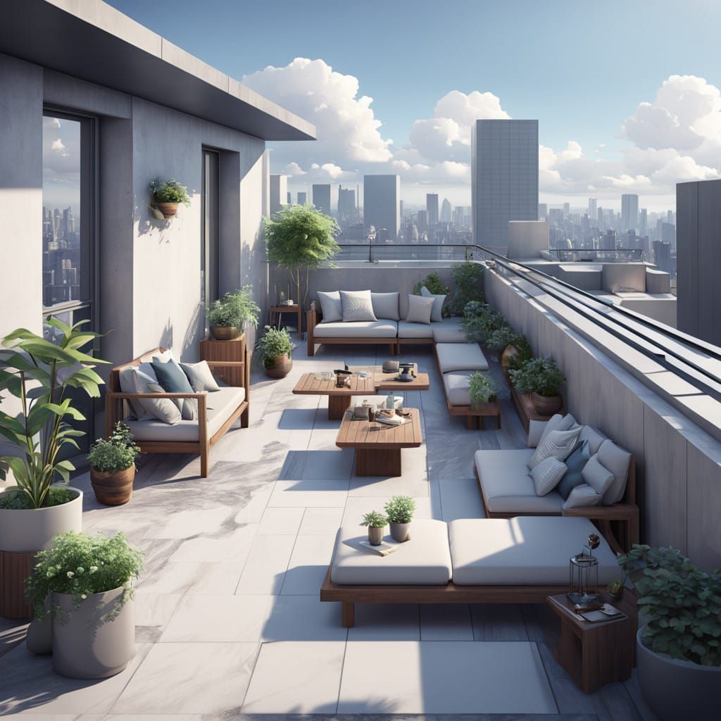 Luxurious 8K Anime Penthouse Aesthetic