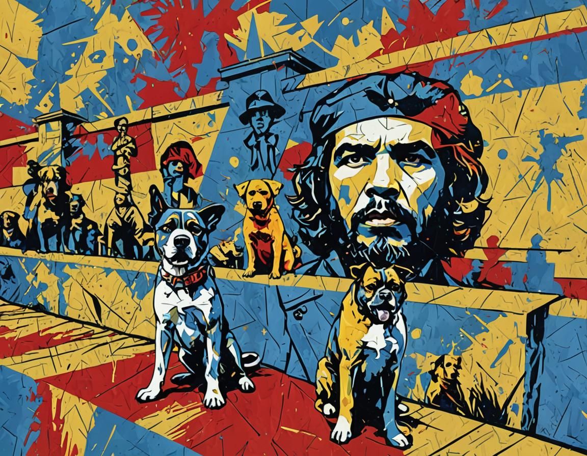 Dogs in Revolutionary Attire: Fauvist Expressionism