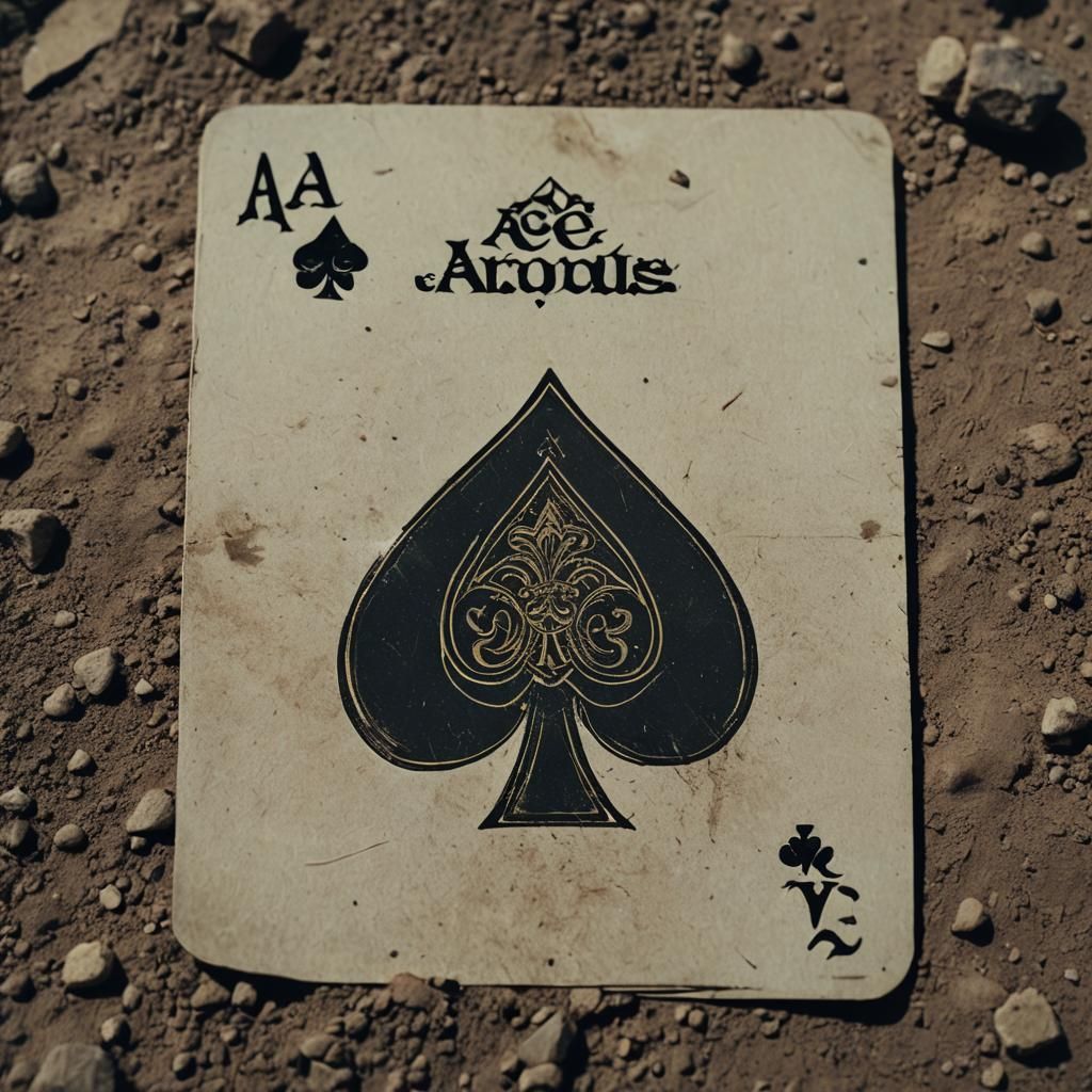Dramatic Ace of Spades Cinematic Still