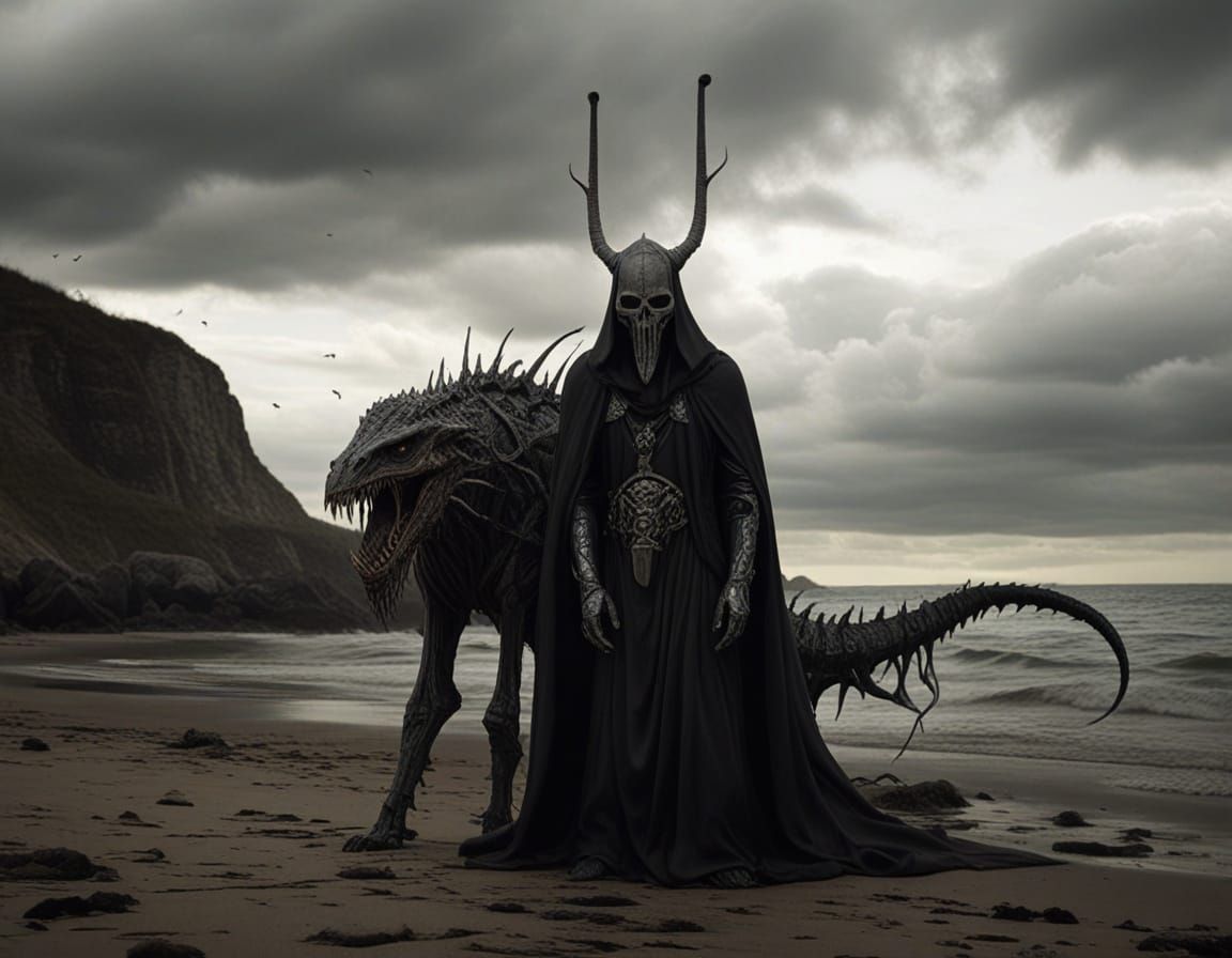 DEATH AND HIS CRYPTID COMPANION