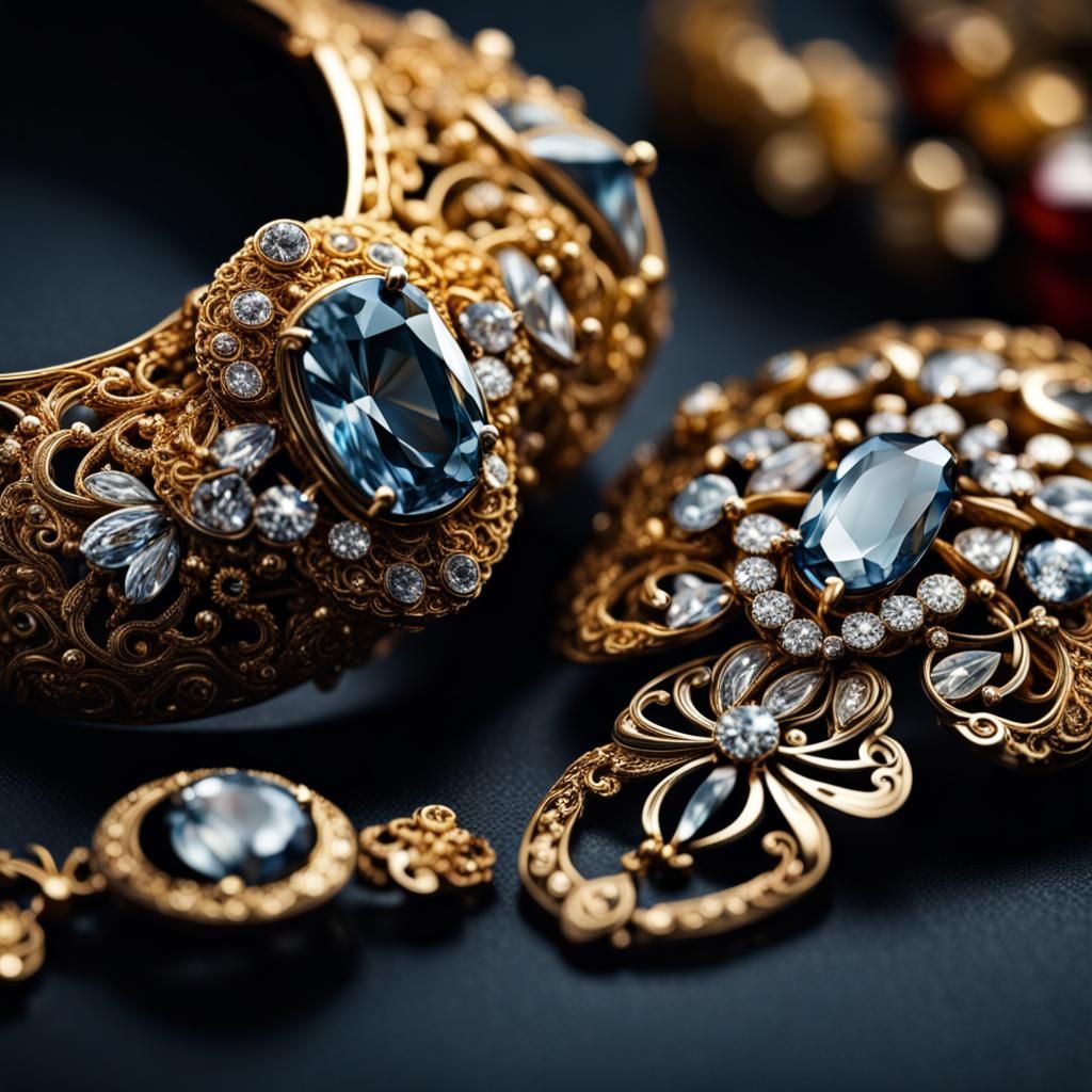 Hyperrealistic Jewellery with Intricate Details