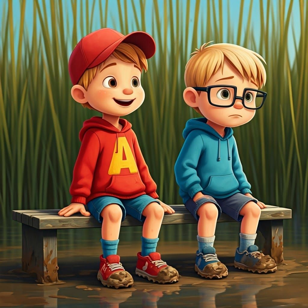 Alvin, Simon, and Theodore at Wetlands Reserve